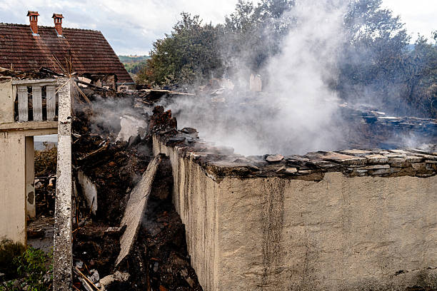 Professional Fire Damage Repair technician working in Ottsville, PA